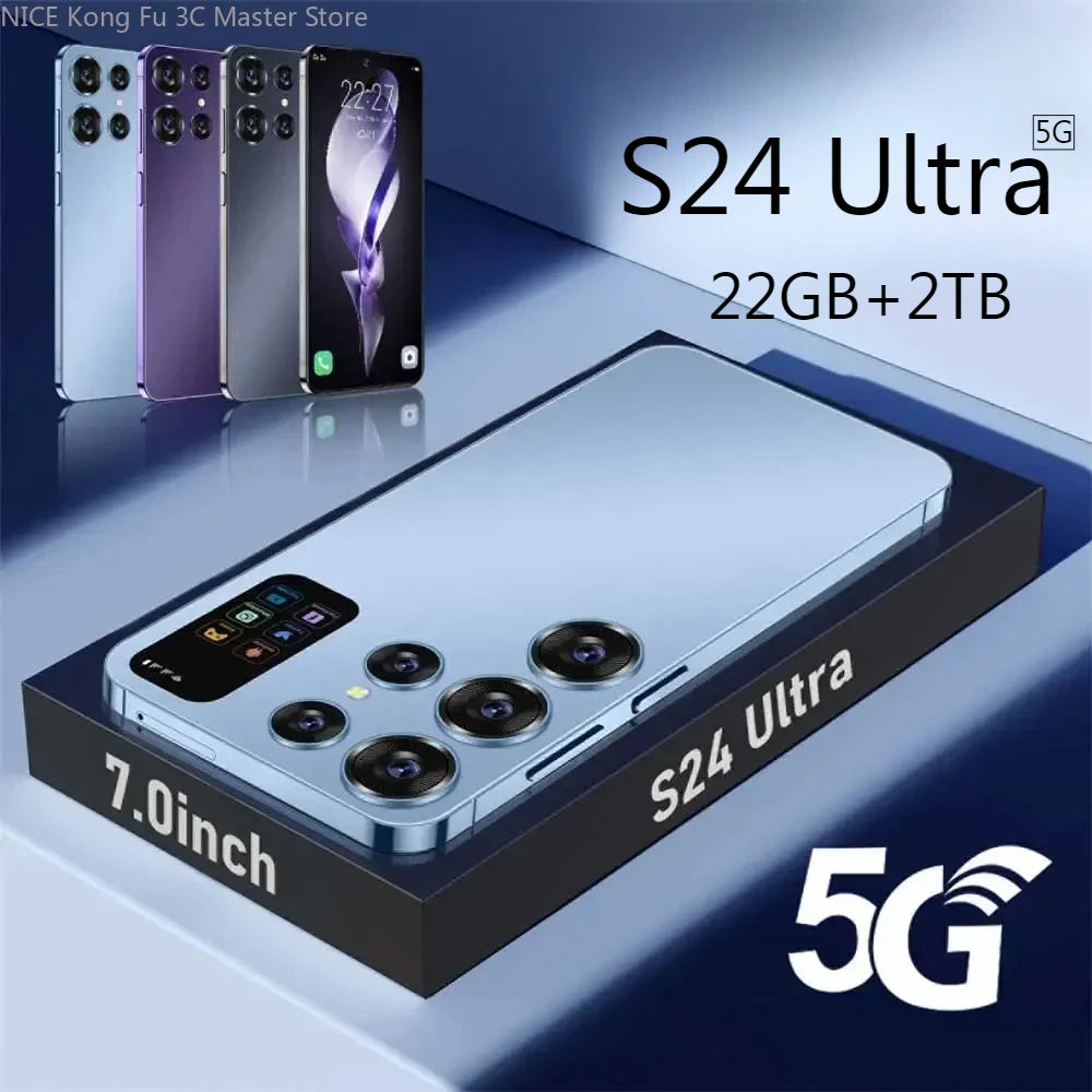 2024 оригинальный S24 Ultra 7,0 HD полный экран 2280*3088 5G Snapdragon 8 Gen 2 смартфон 22 ГБ + телефон Android 7000 мАч
2024 оригинальный S24 Ultra 7,0 HD полный экран 2280*3088 5G Snapdragon 8 Gen 2 смартфон 22 ГБ + телефон Android 7000 мАч
