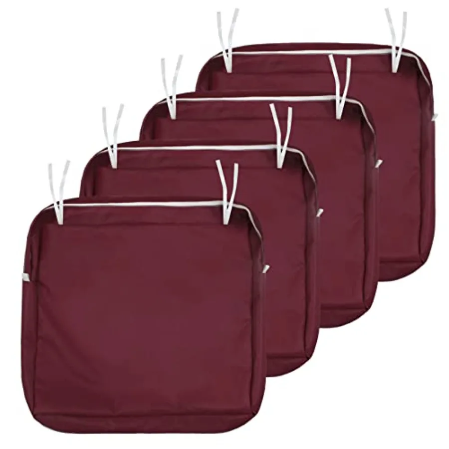 Outdoor Cushion Covers Replacement Set 4 Water Repellent UV Resistant Patio Chair Seat Cushion Slipcover with Zipper and Tie, 2
Outdoor Cushion Covers Replacement Set 4 Water Repellent UV Resistant Patio Chair Seat Cushion Slipcover with Zipper and Tie, 2