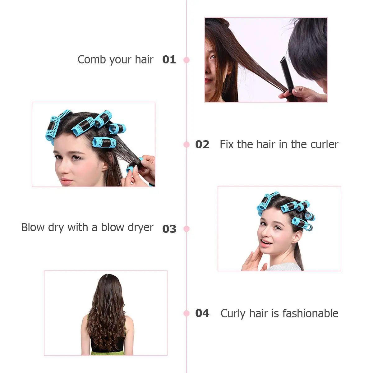 1Set Strong Plastic Hair Curls Styling Tools Never Injure Your Hair Suitable for Lady Girls Curling Styling Tools
1Set Strong Plastic Hair Curls Styling Tools Never Injure Your Hair Suitable for Lady Girls Curling Styling Tools