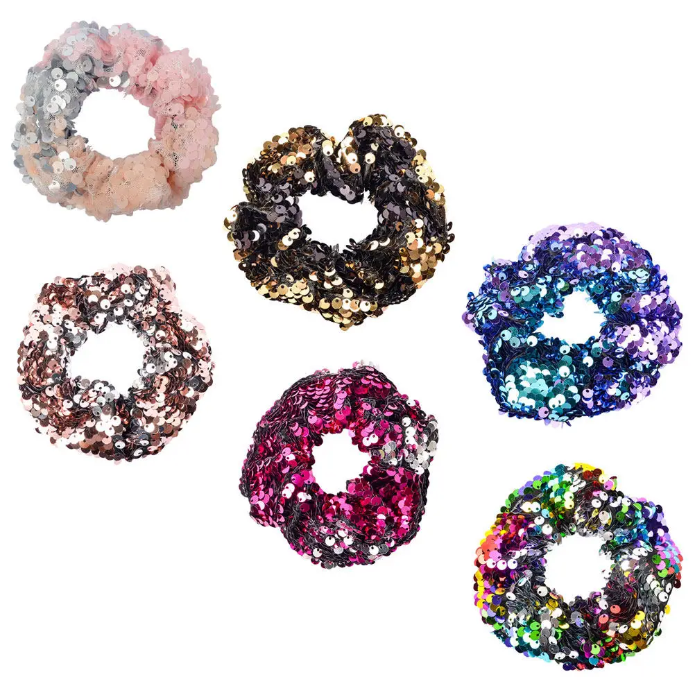 Набор из 6 разноцветных резинок для волос с пайетками, эластичные резинки для хвоста для женщин
Набор из 6 разноцветных резинок для волос с пайетками, эластичные резинки для хвоста для женщин