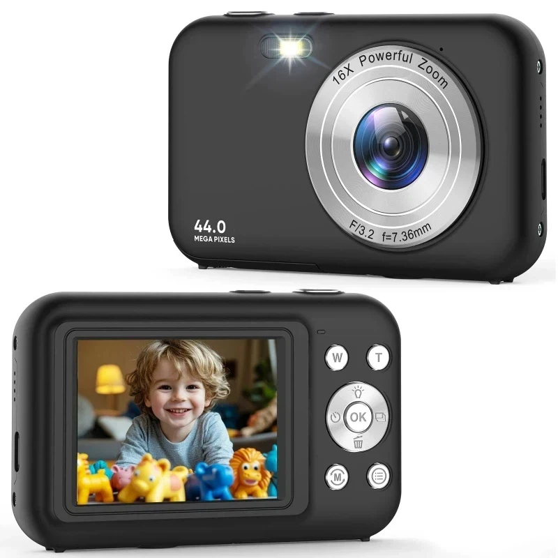 Цифровая камера FHD 1080P 44MP Камера для видеоблогов 16-кратная зум-точка и съемка Цифровая камера Компактные перезаряжаемые камеры для подростков
Цифровая камера FHD 1080P 44MP Камера для видеоблогов 16-кратная зум-точка и съемка Цифровая камера Компактные перезаряжаемые камеры для подростков