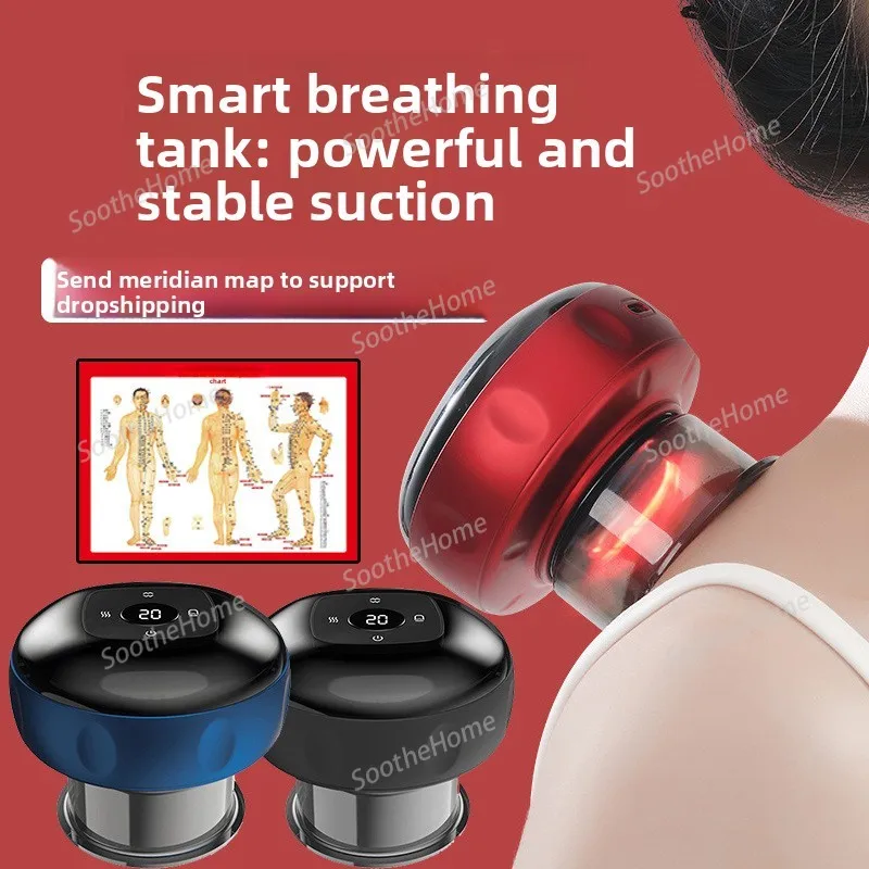 Electric Scraping Massager: Heating Therapy Device for Meridian Dredging, Household Universal Use for Full Body
Electric Scraping Massager: Heating Therapy Device for Meridian Dredging, Household Universal Use for Full Body