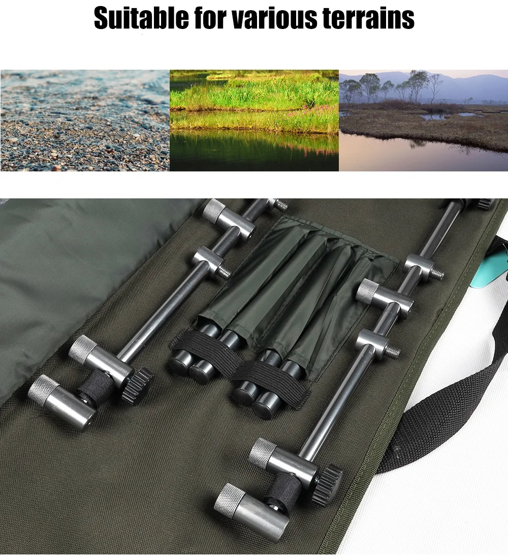 Fishing Rod Pod Stand Aluminum Alloy Adjustable Durable Retractable Carp
Fishing Rod Pod Stand Aluminum Alloy Adjustable Durable Retractable Carp