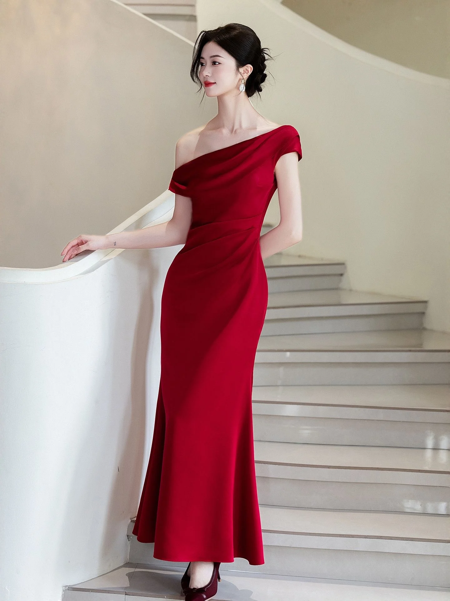 2025 New Sle Wedding Dr Pre-Order Light Ceremony White Gown Asymmetrical oulder Bateau Neline Korean Sle Long Dr
2025 New Sle Wedding Dr Pre-Order Light Ceremony White Gown Asymmetrical oulder Bateau Neline Korean Sle Long Dr
