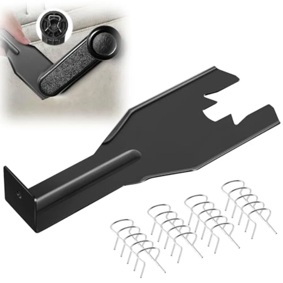 1 Pcs 76951 Window Handle Removal Tool, 20 Pcs 76980 Car Window Handle Crank Retainer Clip, Car Inside Door Panel Removal Metal
1 Pcs 76951 Window Handle Removal Tool, 20 Pcs 76980 Car Window Handle Crank Retainer Clip, Car Inside Door Panel Removal Metal