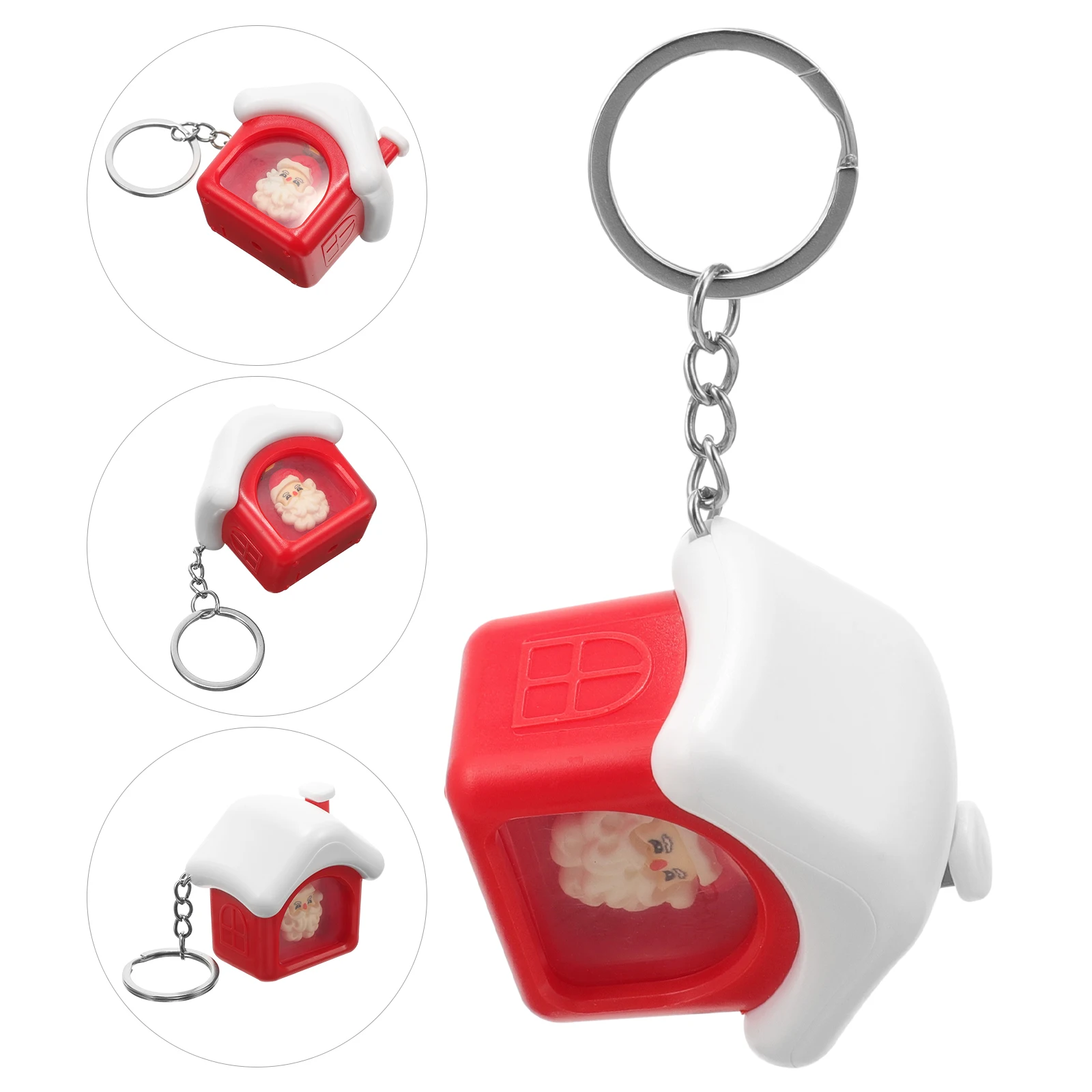 Santa Claus Christmas Keychain Small Xmas House Pendant Keyring Light Music Creative Decorative Xmas Party Bag Handbag Backpack
Santa Claus Christmas Keychain Small Xmas House Pendant Keyring Light Music Creative Decorative Xmas Party Bag Handbag Backpack