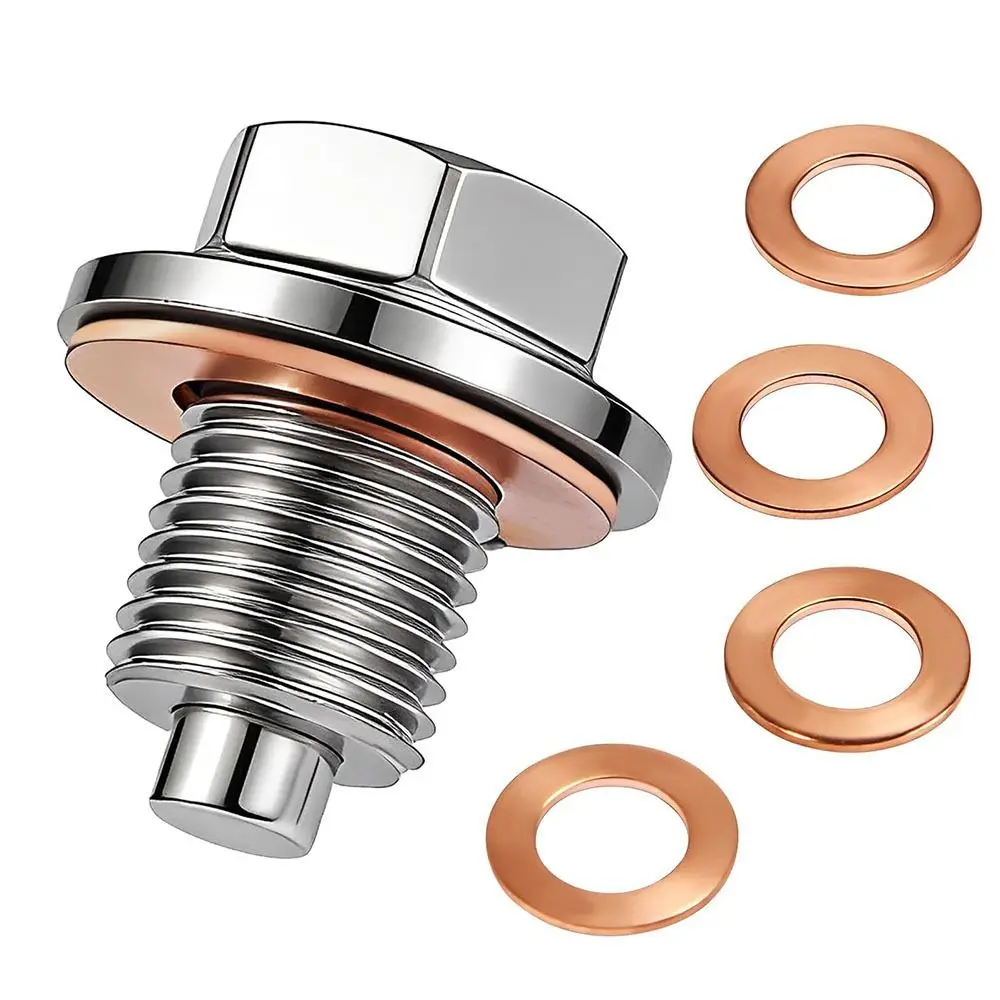 M12 M14 M16 M18 M20 Magnetic Oil Drain Plug Magnetic Stainless Steel Sump Drain Nut Bolt with Neodymium Magnet Screw Nut Bolt
M12 M14 M16 M18 M20 Magnetic Oil Drain Plug Magnetic Stainless Steel Sump Drain Nut Bolt with Neodymium Magnet Screw Nut Bolt