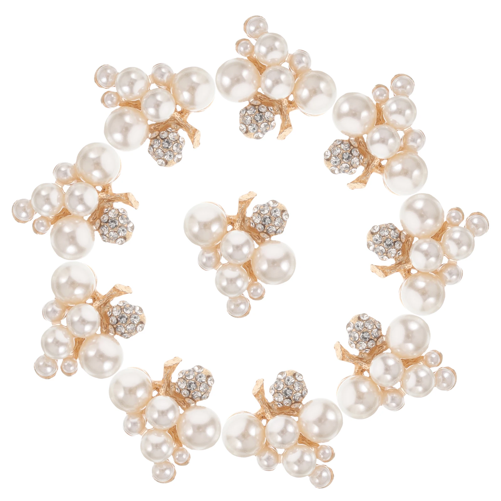 10 Pcs Hair Accessories Pearl Rhinestone DIY Craft Embellishments Flatback Craft Embellishments Alloy Decorations Flatback
10 Pcs Hair Accessories Pearl Rhinestone DIY Craft Embellishments Flatback Craft Embellishments Alloy Decorations Flatback
