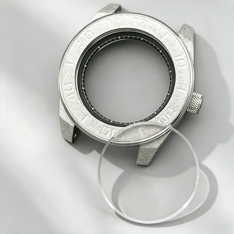 Silver King Samurai Watch Case Gritted Nail Sand Finish Compatible with NH35 NH36 4R35 7S NH34 Movements Watch Mod Accessory
Silver King Samurai Watch Case Gritted Nail Sand Finish Compatible with NH35 NH36 4R35 7S NH34 Movements Watch Mod Accessory