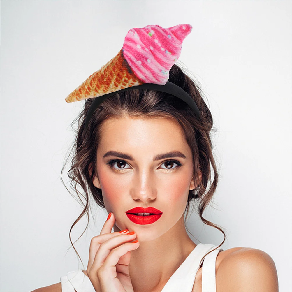 Party Hats Ice Cream Headband Baby Headbands Halloween Hair Accessories Fun Woman
Party Hats Ice Cream Headband Baby Headbands Halloween Hair Accessories Fun Woman