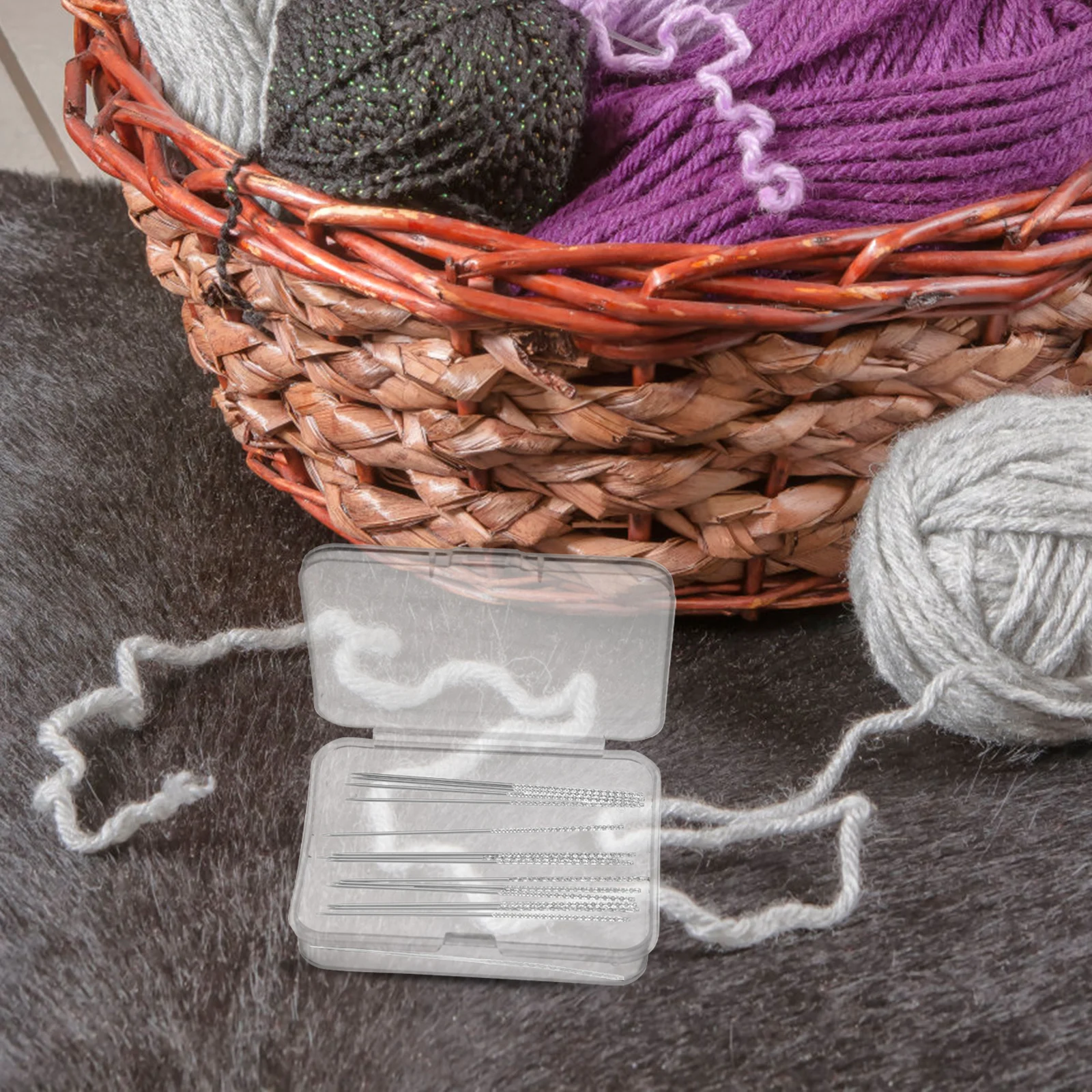 15Pcs Sweater Repair Kit Knitting Needles Thread Snag Tool Nohole Design Precision Knurled Needle Craft Sewing
15Pcs Sweater Repair Kit Knitting Needles Thread Snag Tool Nohole Design Precision Knurled Needle Craft Sewing