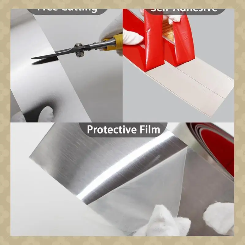 AB45 Stainless Steel Kick Plate Anti-Scratch Protection For Wall, Door Kitchen Cupboard Black
AB45 Stainless Steel Kick Plate Anti-Scratch Protection For Wall, Door Kitchen Cupboard Black