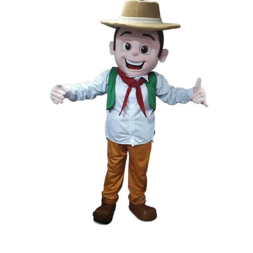 Zenon Man Farm Cowboy Mascot Costume Cartoon Characters Cosplay Halloween Christmas Birthday Party Event Adult Size Fancy Dress
Zenon Man Farm Cowboy Mascot Costume Cartoon Characters Cosplay Halloween Christmas Birthday Party Event Adult Size Fancy Dress