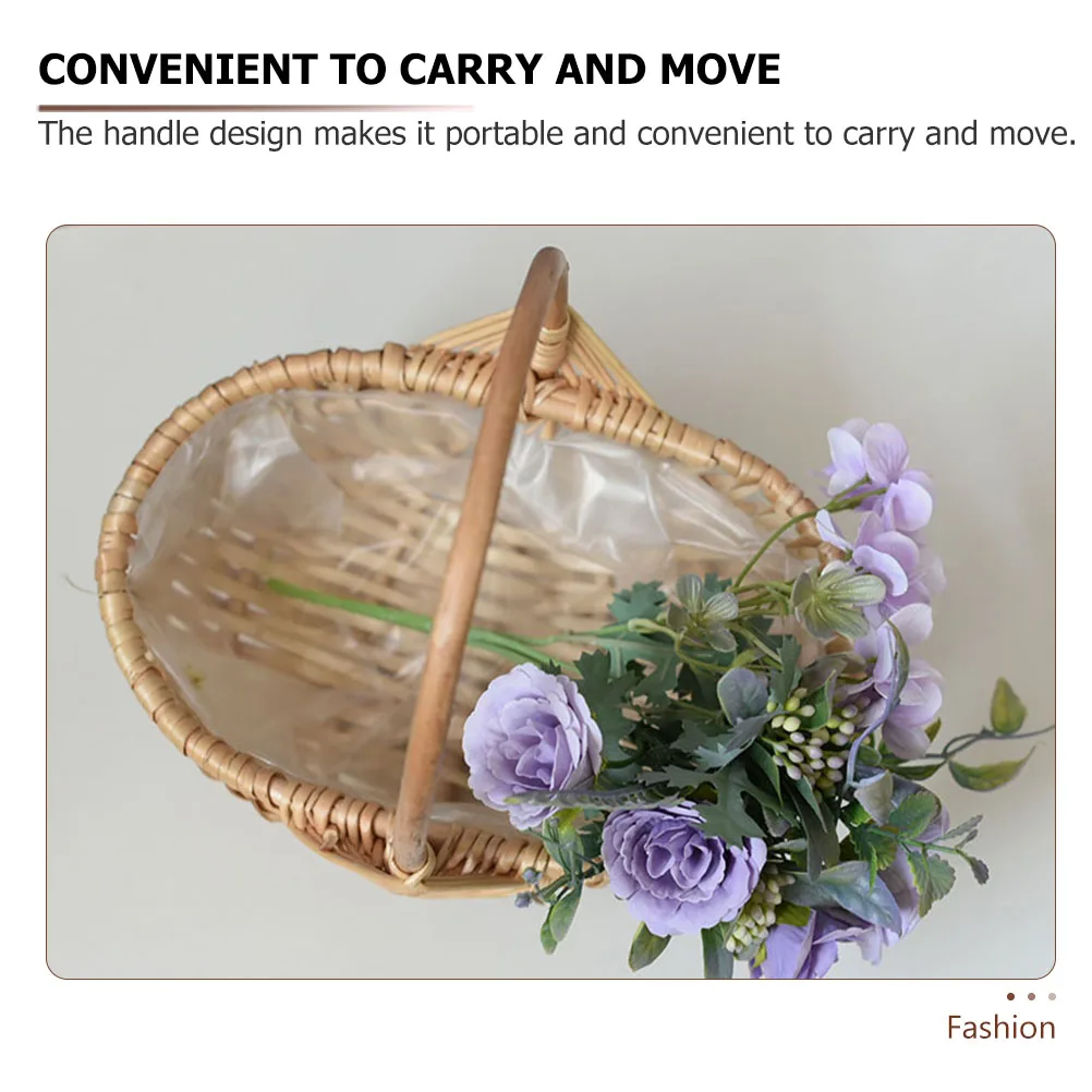 2pcs Handwoven Rattan Flower With Handles Wedding Storage Containers Party Supplies Natural Home Decor Flower Arrangement 
2pcs Handwoven Rattan Flower With Handles Wedding Storage Containers Party Supplies Natural Home Decor Flower Arrangement