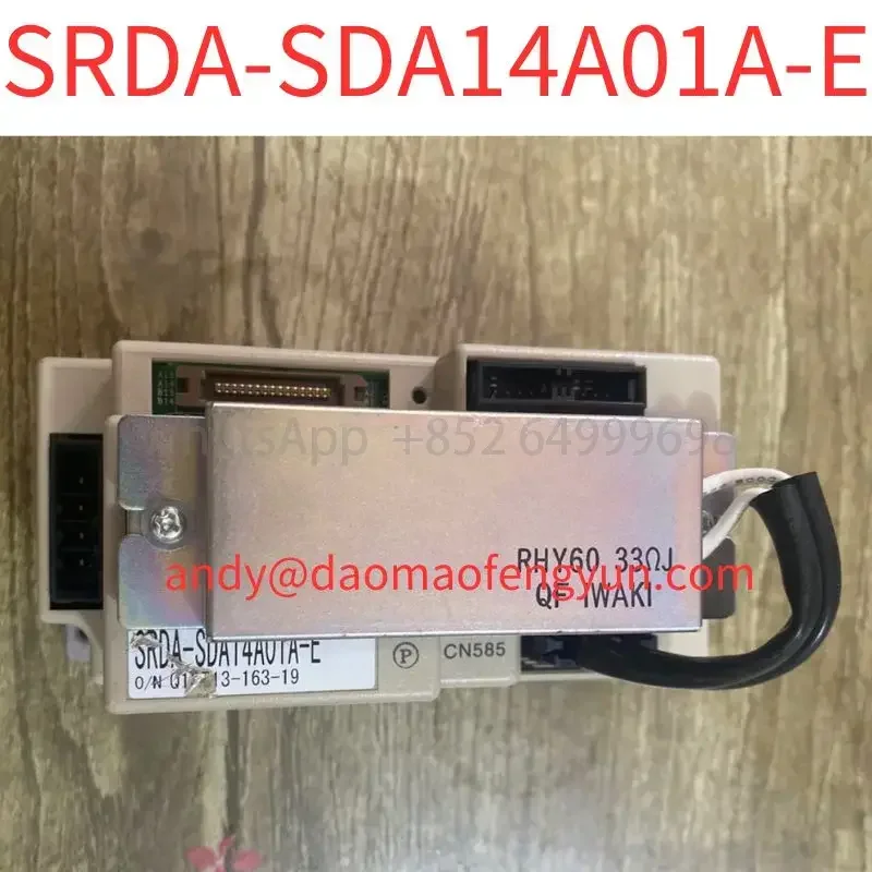 Second-hand test OK SRDA-SDA14A01A-E servo driver
Second-hand test OK SRDA-SDA14A01A-E servo driver