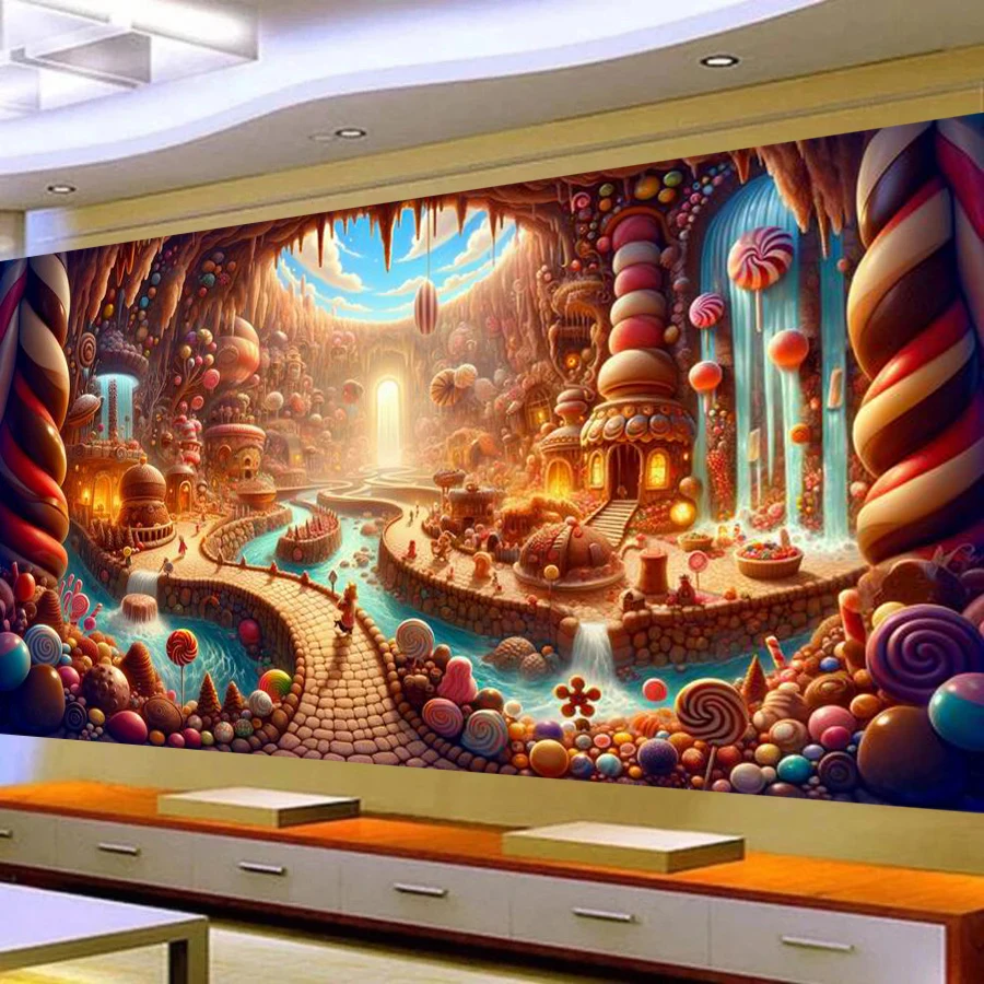 Fullcang Diy Diamond Painting Magical Chocolate Full Mosaic Embroidery Large Size Scenery Picture Fantasy Arts 200x100cm
Fullcang Diy Diamond Painting Magical Chocolate Full Mosaic Embroidery Large Size Scenery Picture Fantasy Arts 200x100cm