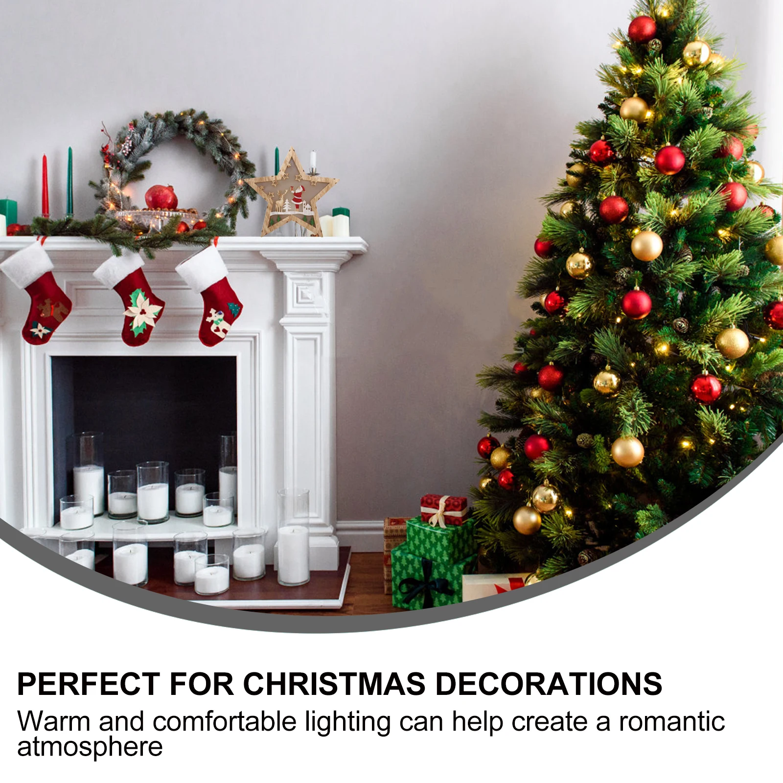 Wooden Star Night Light 5 pointed Christmas Decor Bedroom Living Room Study Cartoon Pattern Lights naments Gifts
Wooden Star Night Light 5 pointed Christmas Decor Bedroom Living Room Study Cartoon Pattern Lights naments Gifts