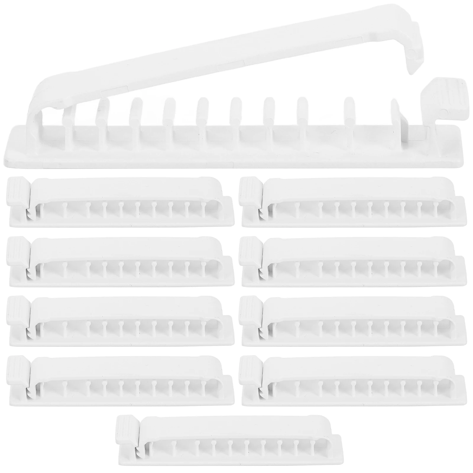 10 Pcs Self-adhesive Cable Clamp Charging Cord Holder Organizer Cute Plastic Wall Clip Anchors for Desk
10 Pcs Self-adhesive Cable Clamp Charging Cord Holder Organizer Cute Plastic Wall Clip Anchors for Desk