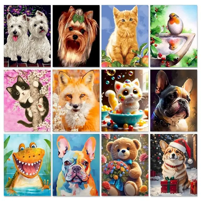 CHENISTORY Modern Painting By Numbers For Adults Animals Flower Coloring By Numbers Diy Set Living Room Decoration Unique Gift 
CHENISTORY Modern Painting By Numbers For Adults Animals Flower Coloring By Numbers Diy Set Living Room Decoration Unique Gift