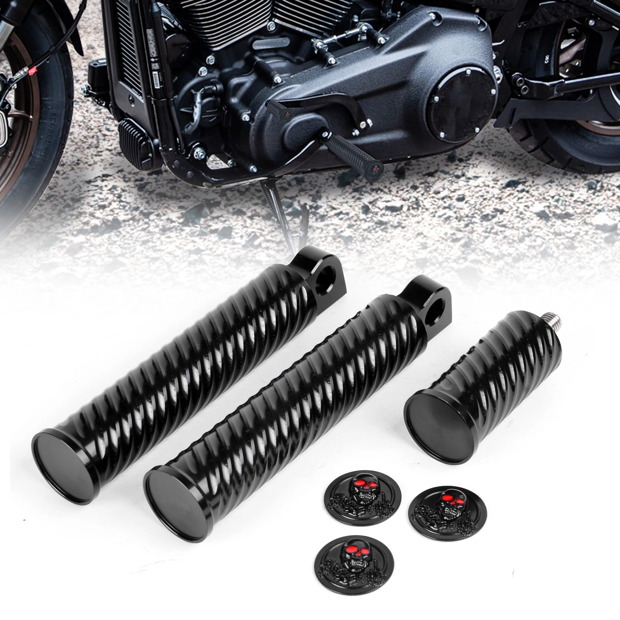 Motorcycle Foot Pegs Front Rear Shifter Peg Shift Gear Lever For Harley Sportster Dyna Softail Touring Road king Electra Glide
Motorcycle Foot Pegs Front Rear Shifter Peg Shift Gear Lever For Harley Sportster Dyna Softail Touring Road king Electra Glide