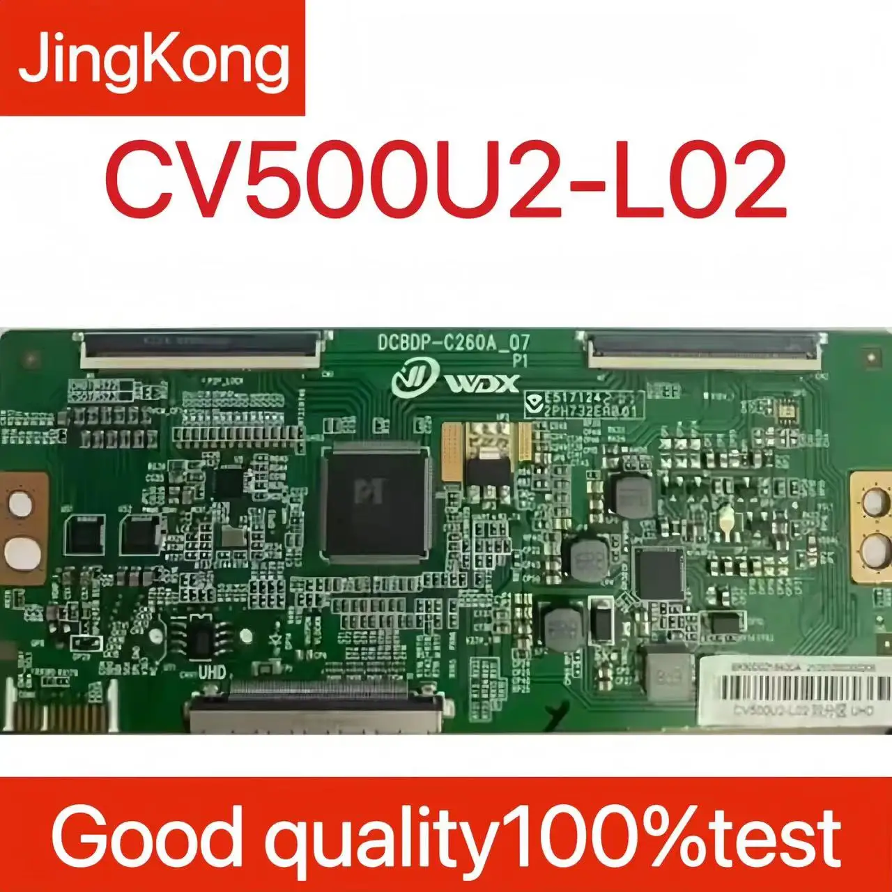 ТВ Tcon Board CV500U2-L02 Logic Board для ремонта 50-дюймового экрана телевизора
ТВ Tcon Board CV500U2-L02 Logic Board для ремонта 50-дюймового экрана телевизора