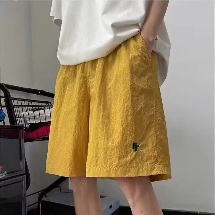 Summer Lightweight Breathable Loose Straight Leg ort Pants Retro y Spor Five-Quarter Length Casual orts
Summer Lightweight Breathable Loose Straight Leg ort Pants Retro y Spor Five-Quarter Length Casual orts