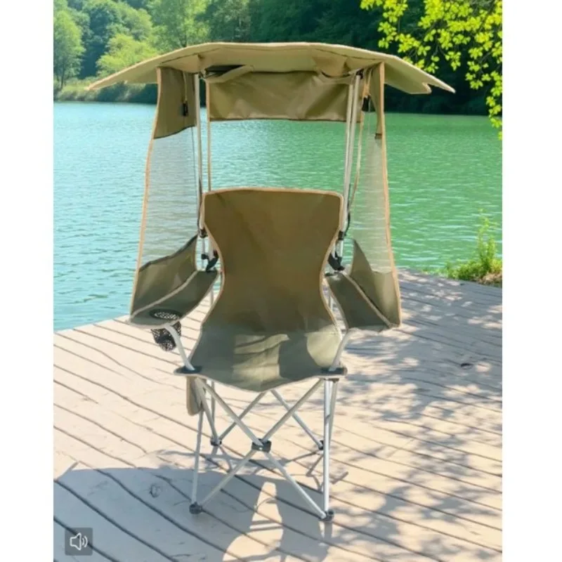 Fishing Chair Beach Chair Outdoor Camping Folding Chair Shade Chair Portable Awning BBQ Picnic Leisure Chair
Fishing Chair Beach Chair Outdoor Camping Folding Chair Shade Chair Portable Awning BBQ Picnic Leisure Chair