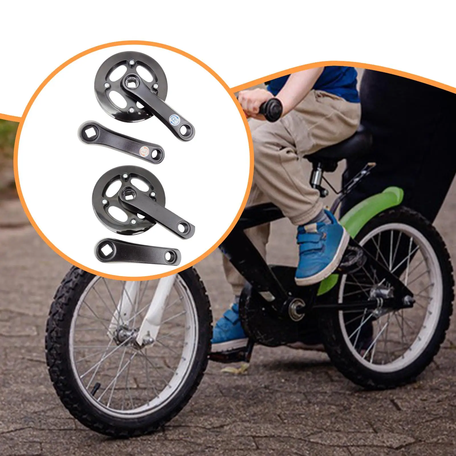 Children’s Bicycle Crank Arm Repair Set Sturdy Aluminum Alloy Chain Guard for Easy Maintenance and Smooth Ride
Children’s Bicycle Crank Arm Repair Set Sturdy Aluminum Alloy Chain Guard for Easy Maintenance and Smooth Ride