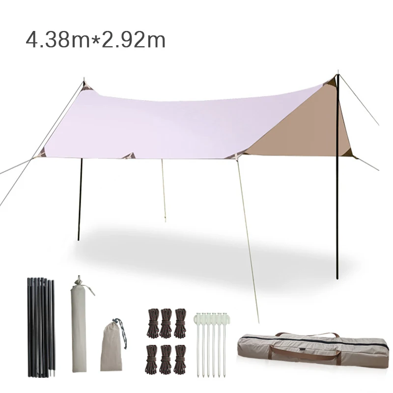 Factory Direct 438*292cm Hexagon 100% Waterproof Rain Fly Tarp for Hammock
Factory Direct 438*292cm Hexagon 100% Waterproof Rain Fly Tarp for Hammock