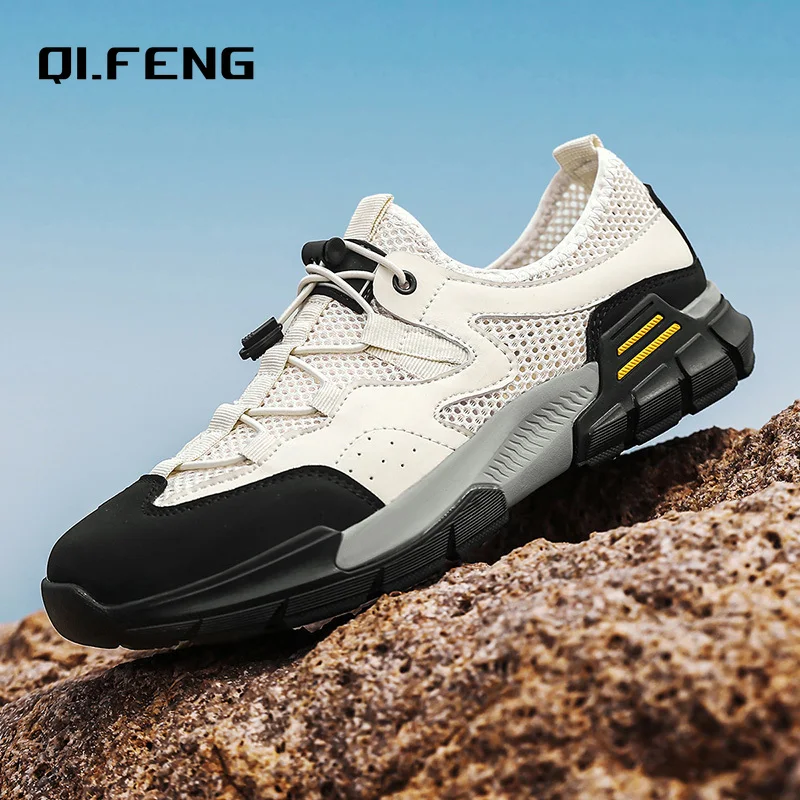 Men's Outdoor Shoes Summer Mesh Breathable Water Shoes Outdoor Mountaineering Hiking Travel Sneaker Anti slip Casual Footwear
Men's Outdoor Shoes Summer Mesh Breathable Water Shoes Outdoor Mountaineering Hiking Travel Sneaker Anti slip Casual Footwear