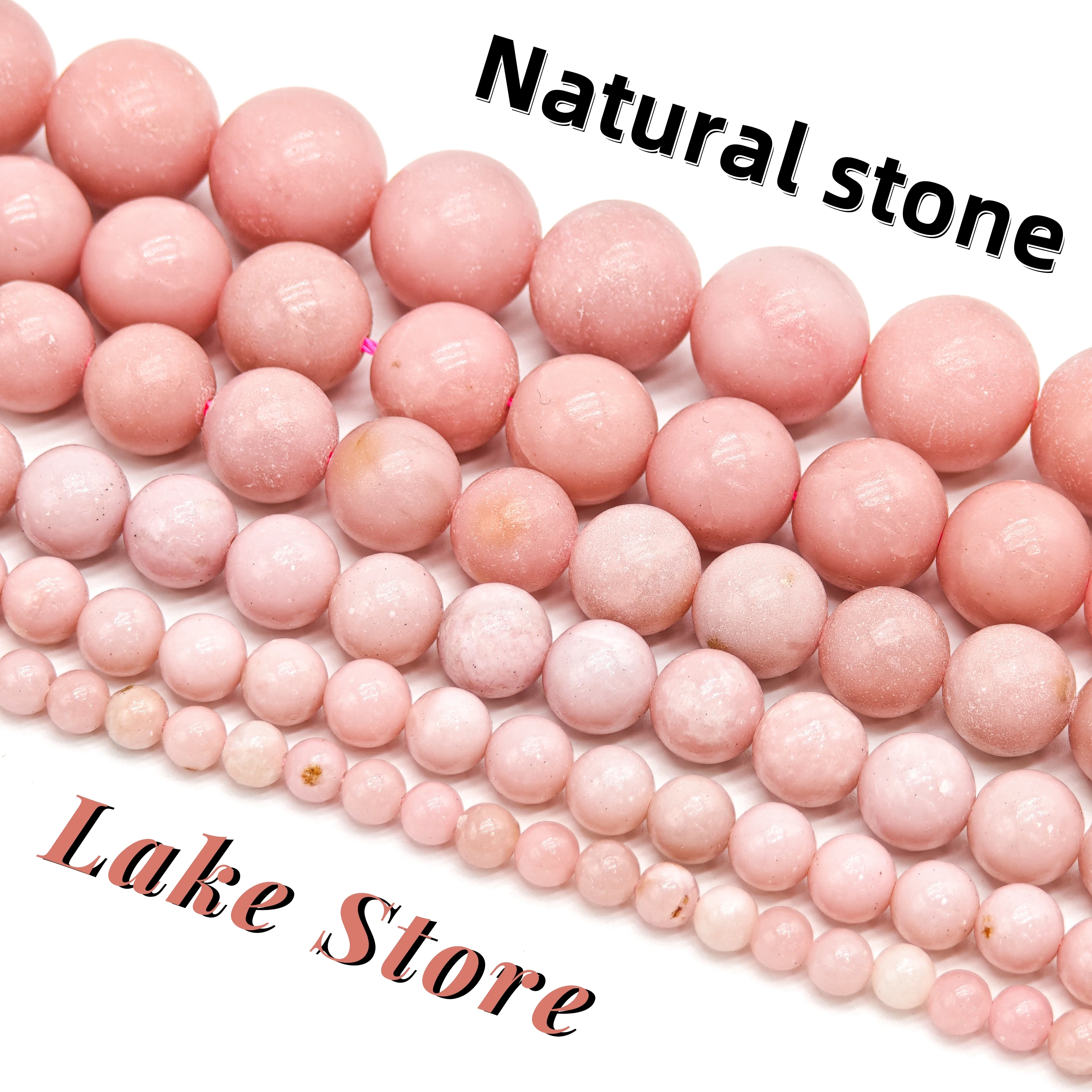 Trending Premium Natural Pink Australian Opal Beads, 4-12mm Round Pink Loose Stone Beads for DIY Jewelry Making.
Trending Premium Natural Pink Australian Opal Beads, 4-12mm Round Pink Loose Stone Beads for DIY Jewelry Making.