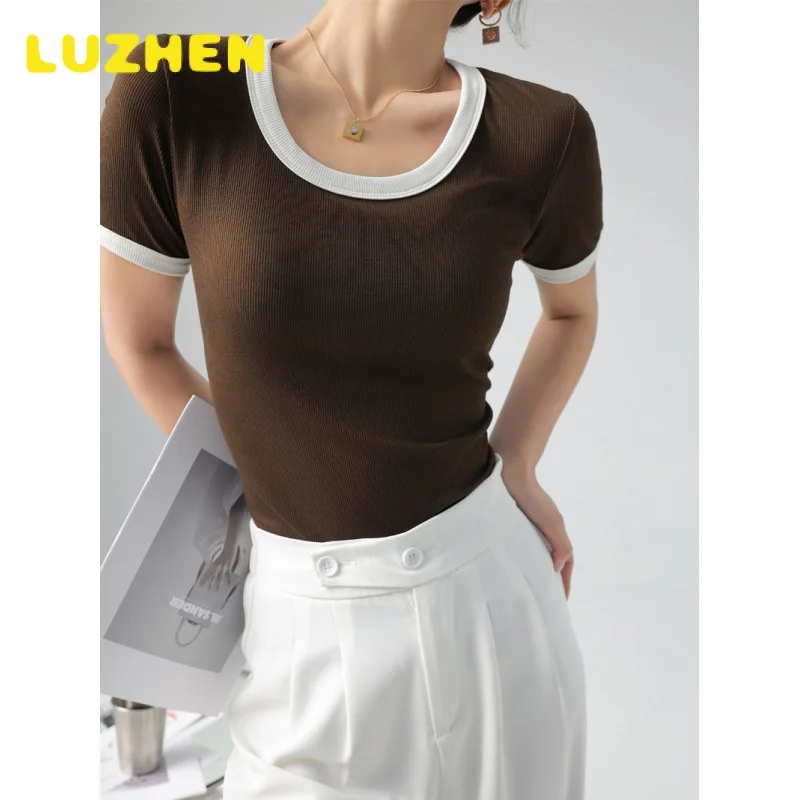 Summer T-shirt Womens round Neck Short Sleeve Ins Pure Cotton Women's Wear Bottoming Shirt Top
Summer T-shirt Womens round Neck Short Sleeve Ins Pure Cotton Women's Wear Bottoming Shirt Top