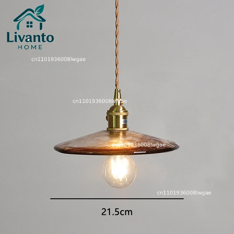 Noridc Amber Glass Pendant Lights Bedroom Living Room Dinning Room Modern Hanging Lamp Retro Decoration Pendant Light
Noridc Amber Glass Pendant Lights Bedroom Living Room Dinning Room Modern Hanging Lamp Retro Decoration Pendant Light