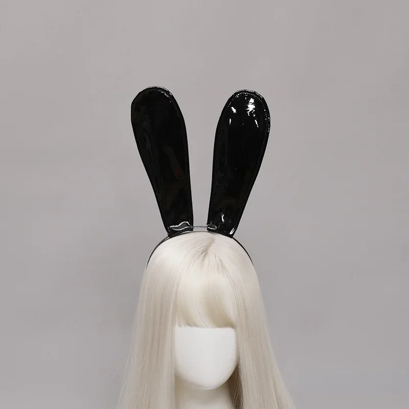 Cool Women Girls Black Bendable Leather Bunny Ears Headband Cute Rabbit Anime Cosplay Costume
Cool Women Girls Black Bendable Leather Bunny Ears Headband Cute Rabbit Anime Cosplay Costume