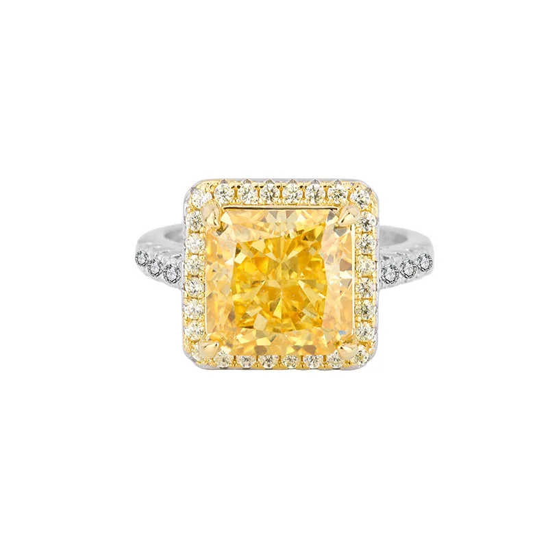 New fashion trend S925 silver inlaid 5A zircon ladies personality square micro-inlaid ring main stone
New fashion trend S925 silver inlaid 5A zircon ladies personality square micro-inlaid ring main stone