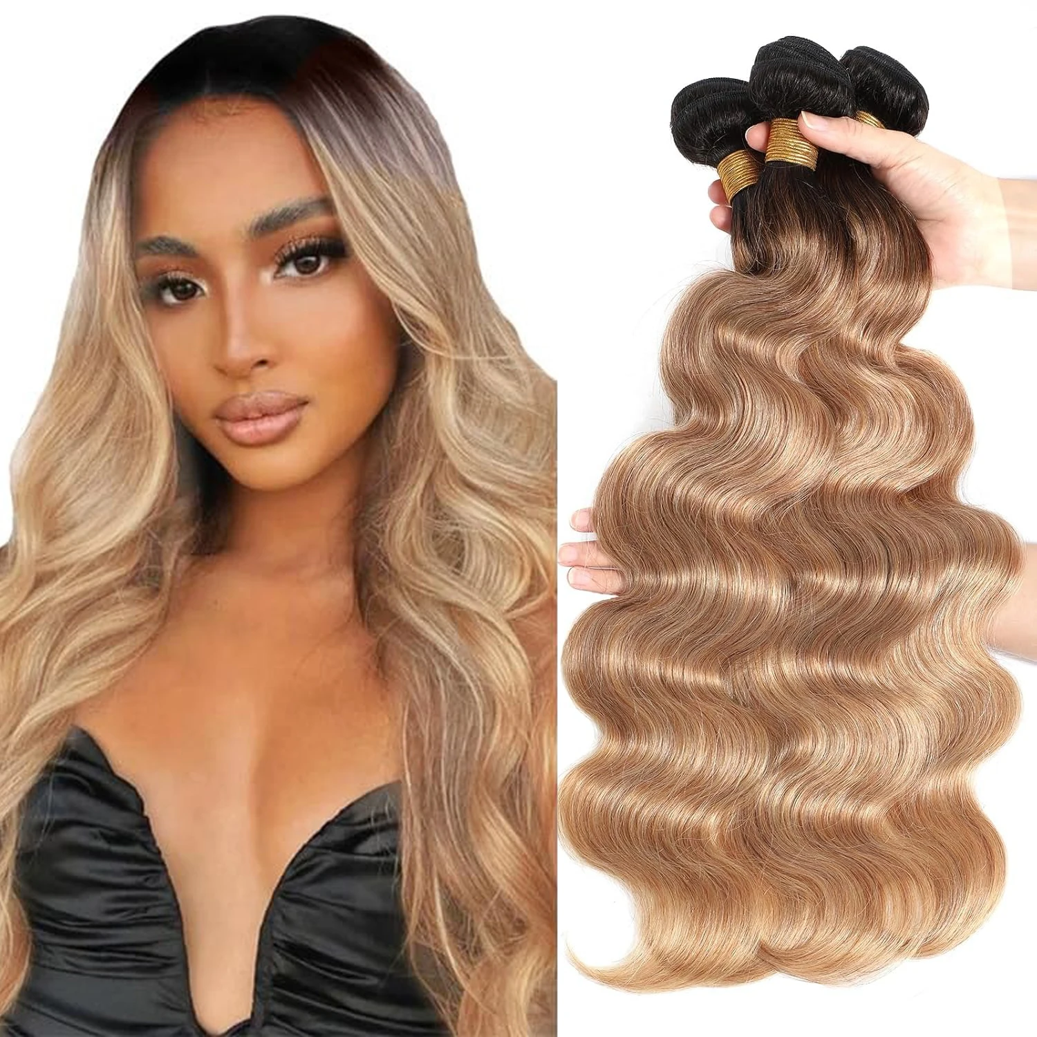 12A Colored Body Wave 100% Human Hair Extensions T1B/27 Body Wave Human Hair Brazilian Hair For Black Woman
12A Colored Body Wave 100% Human Hair Extensions T1B/27 Body Wave Human Hair Brazilian Hair For Black Woman