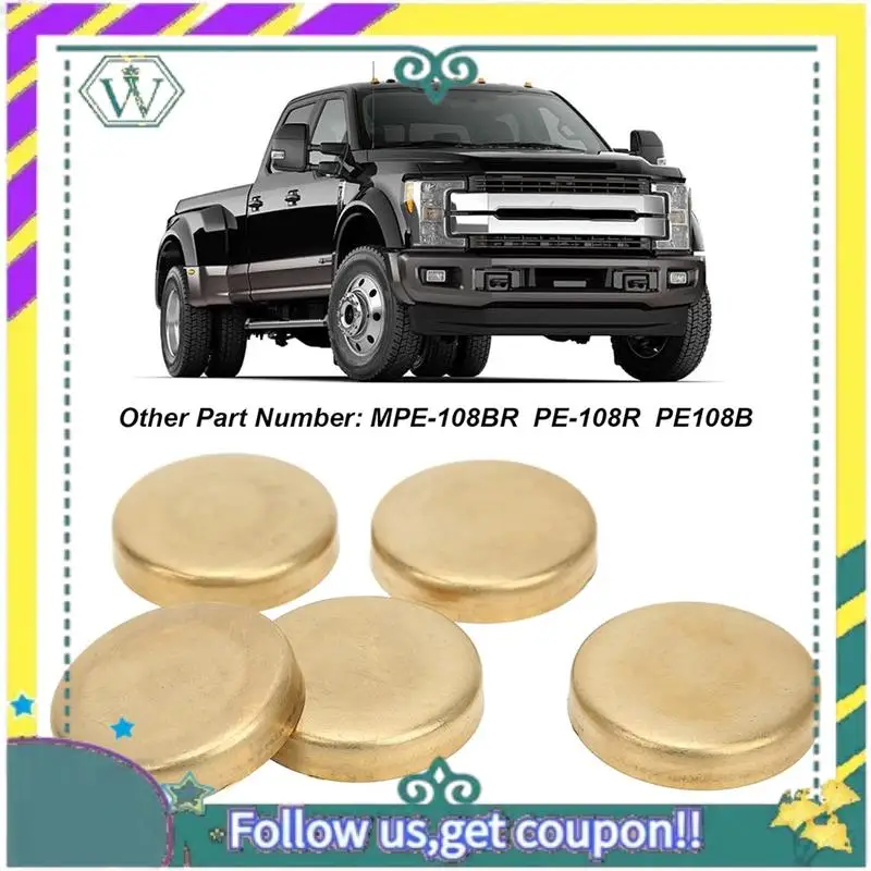 Upgraded Brass Freeze Plug Kit Engine Expansion Plugs PE-108R PE108B For Small Block Windsor Engines 255Ci 260Ci 289Ci 1962-2001
Upgraded Brass Freeze Plug Kit Engine Expansion Plugs PE-108R PE108B For Small Block Windsor Engines 255Ci 260Ci 289Ci 1962-2001