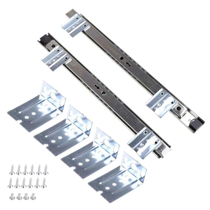 1 Pair Heavy Duty Ball Bearing Slides Computer Keyboard Drawer Tray Accessories Cabinet Furniture Rail Rack with Drop ship
1 Pair Heavy Duty Ball Bearing Slides Computer Keyboard Drawer Tray Accessories Cabinet Furniture Rail Rack with Drop ship