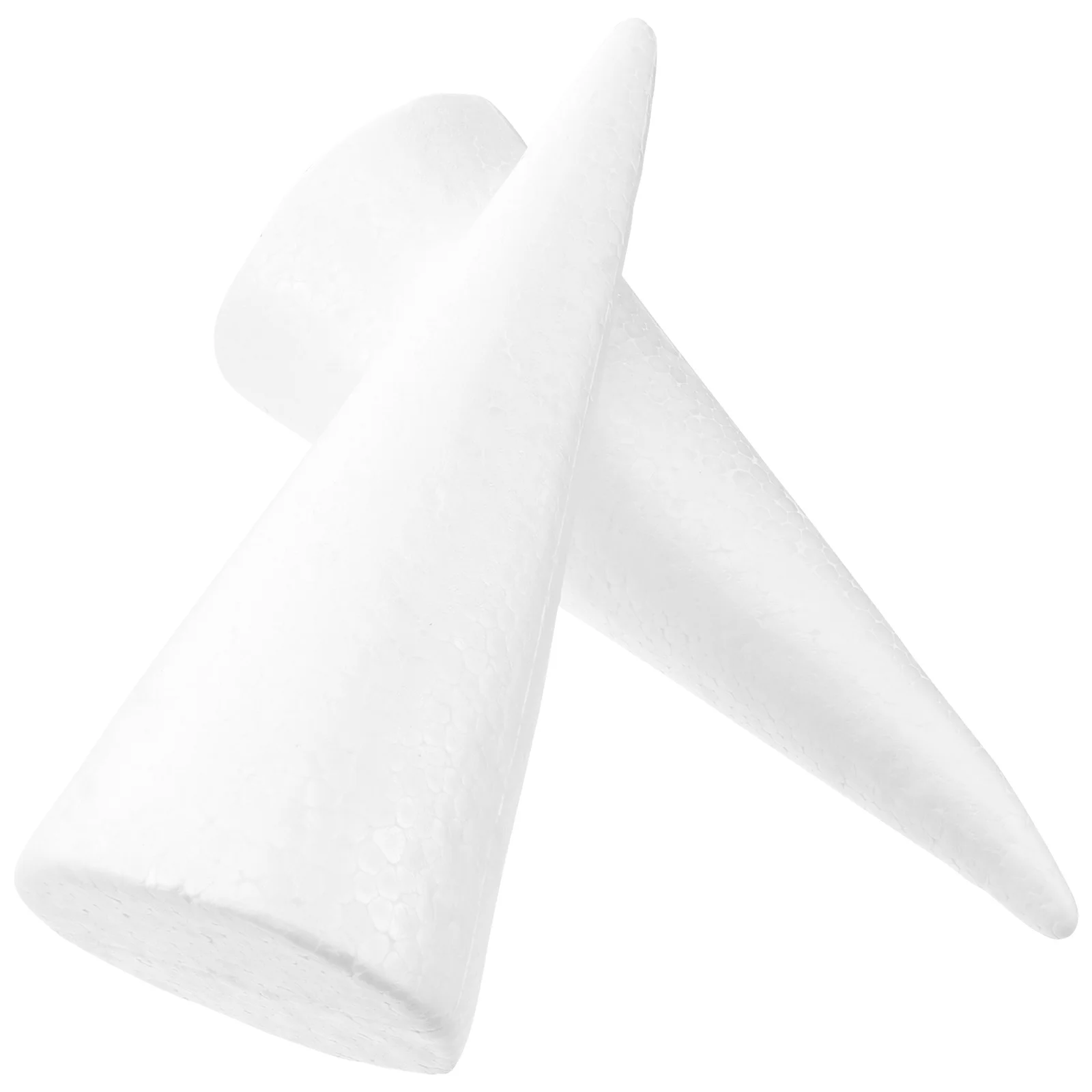 6Pcs Foam Craft Cones White 24cm DIY Cone for Preschool Kindergarten Christmas Craft Project Cone Ornament 
6Pcs Foam Craft Cones White 24cm DIY Cone for Preschool Kindergarten Christmas Craft Project Cone Ornament