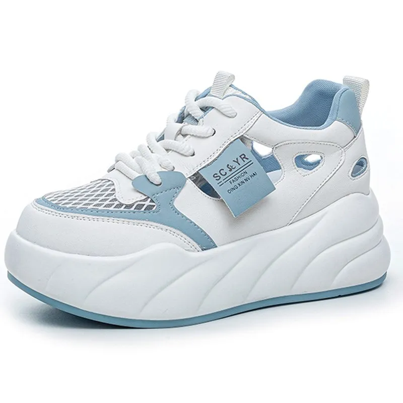 Sporty Women's Sandals Breathable Mesh Slip-On Summer New Style Thick Bottom Platform Casual Shoes Hollow Out Design
Sporty Women's Sandals Breathable Mesh Slip-On Summer New Style Thick Bottom Platform Casual Shoes Hollow Out Design