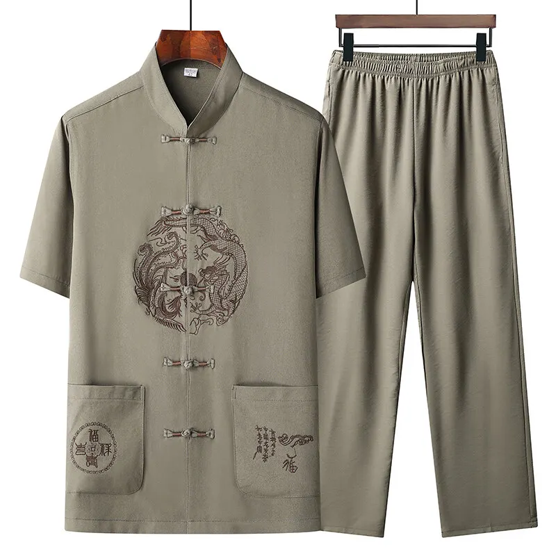High quality shirts (Shirt + trousers) 2026 summer new fashion men shirt short sleeve shirts mens sets male Two Piece M-4XL
High quality shirts (Shirt + trousers) 2026 summer new fashion men shirt short sleeve shirts mens sets male Two Piece M-4XL