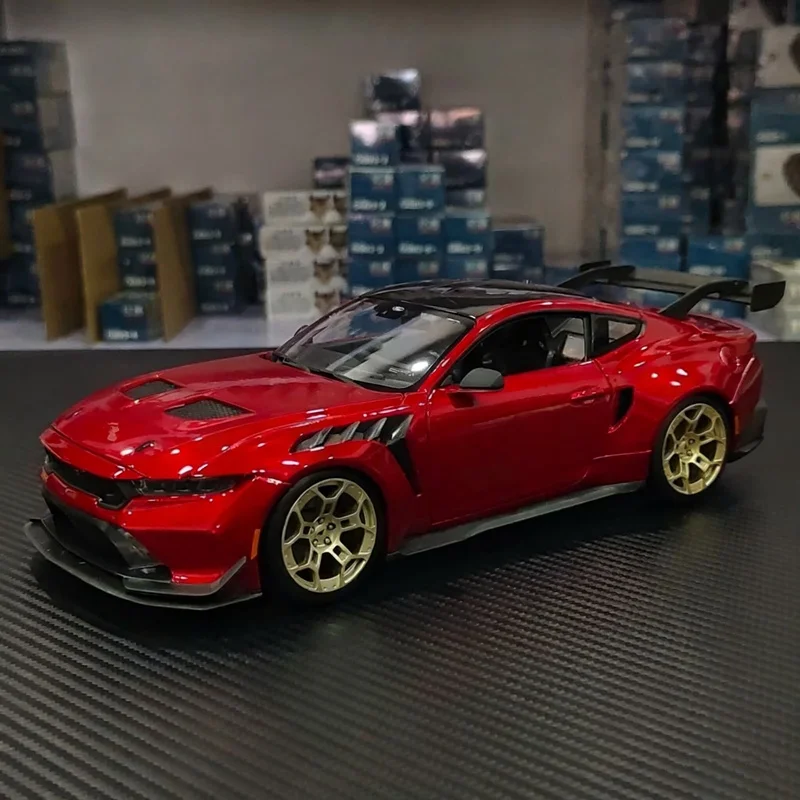 1:18 Ford Mustang GTD 2025 Alloy Muscle Sports Car Model Diecasts Metal Track Racing Vehicles Car Model Simulation Kids Toy Gift
1:18 Ford Mustang GTD 2025 Alloy Muscle Sports Car Model Diecasts Metal Track Racing Vehicles Car Model Simulation Kids Toy Gift