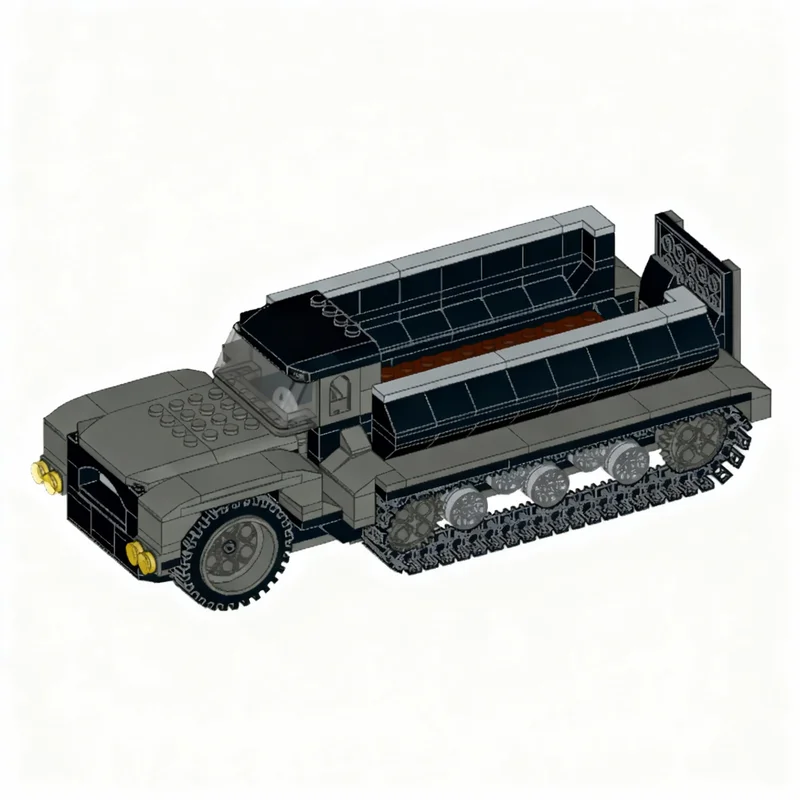 437pcs MOC Half Track Troop Transporter Model Building Blocks Construction Toy Christmas Gifts DIY Creative Idea Education Brick
437pcs MOC Half Track Troop Transporter Model Building Blocks Construction Toy Christmas Gifts DIY Creative Idea Education Brick