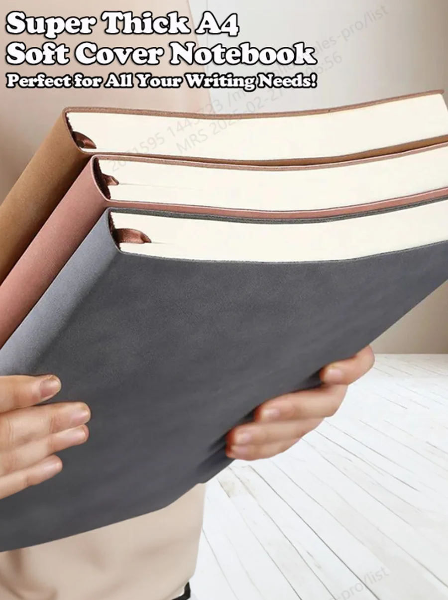 Thick Hardcover A5 A4 Notebook Universal Writing Journal for Back to School Student Office Meeting Minutes Sketch Portable Daily
Thick Hardcover A5 A4 Notebook Universal Writing Journal for Back to School Student Office Meeting Minutes Sketch Portable Daily