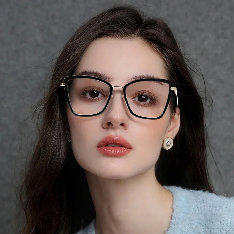 Hot Sell Women Reading Glasses Anti Blue Light Fashion Trend High Quality Eyewear Ladies Prescription Glasses Frame Wholesale
Hot Sell Women Reading Glasses Anti Blue Light Fashion Trend High Quality Eyewear Ladies Prescription Glasses Frame Wholesale