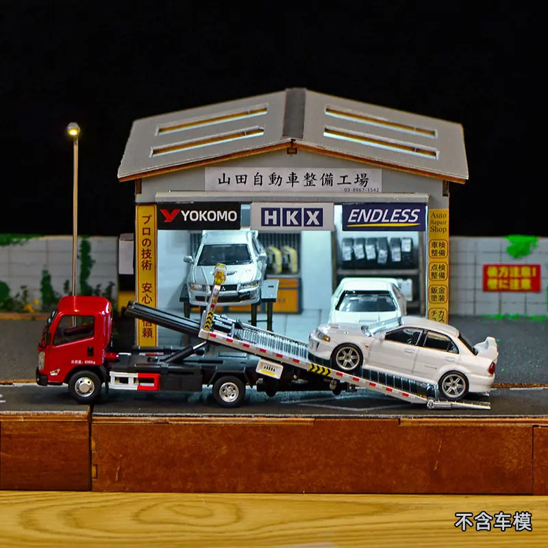 1:64 Automobile Repair Shop Model With LED Light DIY Blocks Car Life Scene Figure Mini Landscape Assembly Sand Table Accessories
1:64 Automobile Repair Shop Model With LED Light DIY Blocks Car Life Scene Figure Mini Landscape Assembly Sand Table Accessories
