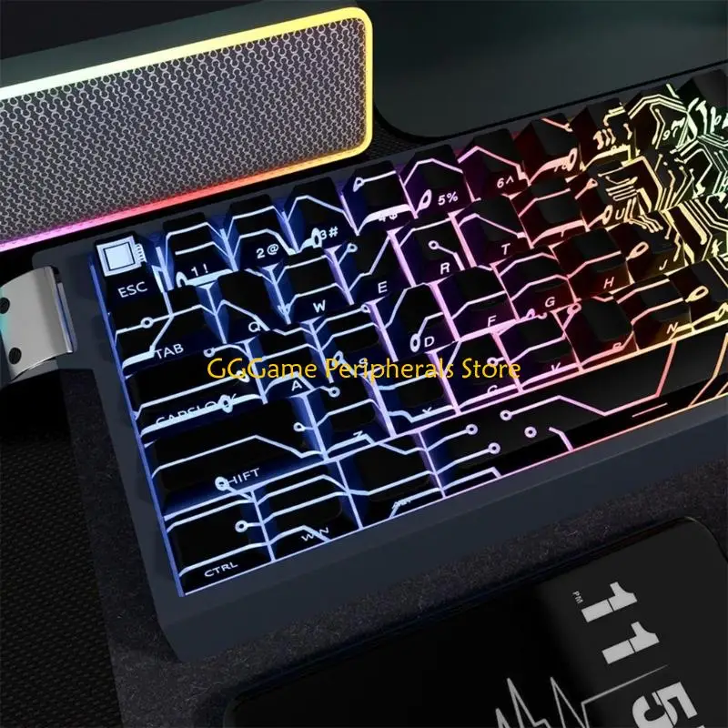 U55B 64/74Key Side Print Translucents Keycaps Love Circuit Original Profile Sublimations Backlit Keycap for Mechanical Keyboards
U55B 64/74Key Side Print Translucents Keycaps Love Circuit Original Profile Sublimations Backlit Keycap for Mechanical Keyboards