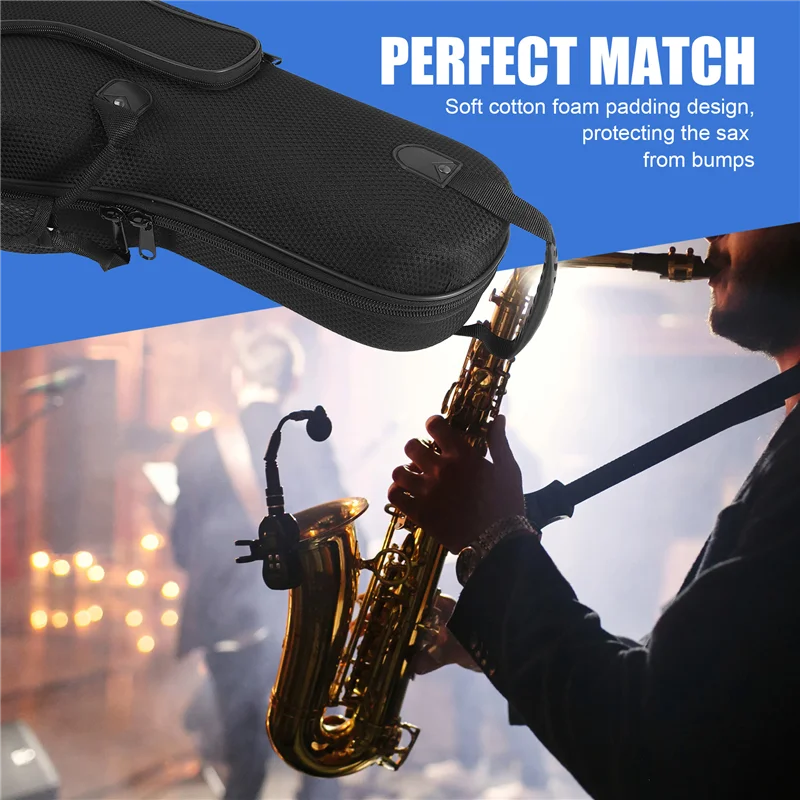 New Hot Water-Resistant Oxford Fabric Alto Saxophone Big Bag Box Sax Soft Case With Adjustable Shoulder Strap,Black
New Hot Water-Resistant Oxford Fabric Alto Saxophone Big Bag Box Sax Soft Case With Adjustable Shoulder Strap,Black