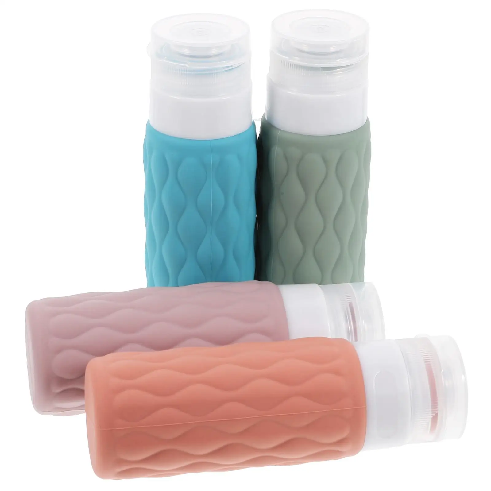 4 Pcs Bottled Travel Refillable Bottles Storage Bag Lotion Container Silica Gel Shampoo and Conditioner
4 Pcs Bottled Travel Refillable Bottles Storage Bag Lotion Container Silica Gel Shampoo and Conditioner
