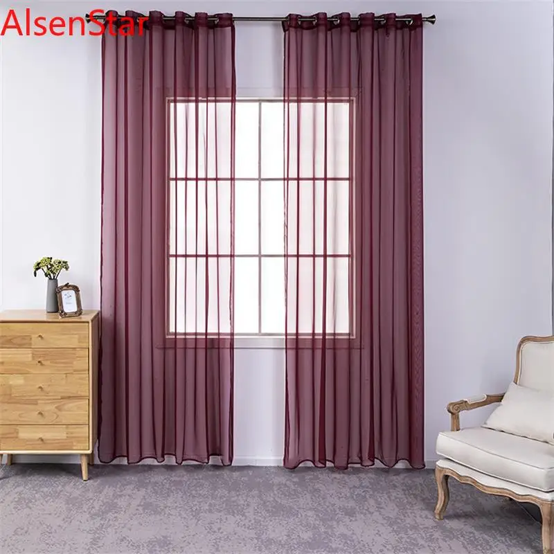 2Pcs Solid Color Tulle Curtains Finished Living Room Balcony Sheer Voile Window Screen French Curtain for Home Bedroom Hotel
2Pcs Solid Color Tulle Curtains Finished Living Room Balcony Sheer Voile Window Screen French Curtain for Home Bedroom Hotel